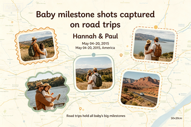 RS-0902 | Highway Wander Baby Milestone Roadtrip Poster