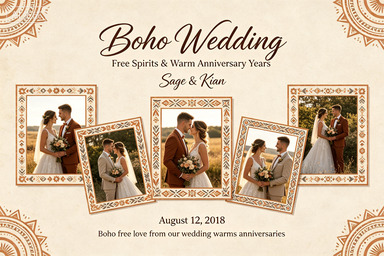 RS-0511 | Boho Wedding Free Spirits & Warm Anniversary Years