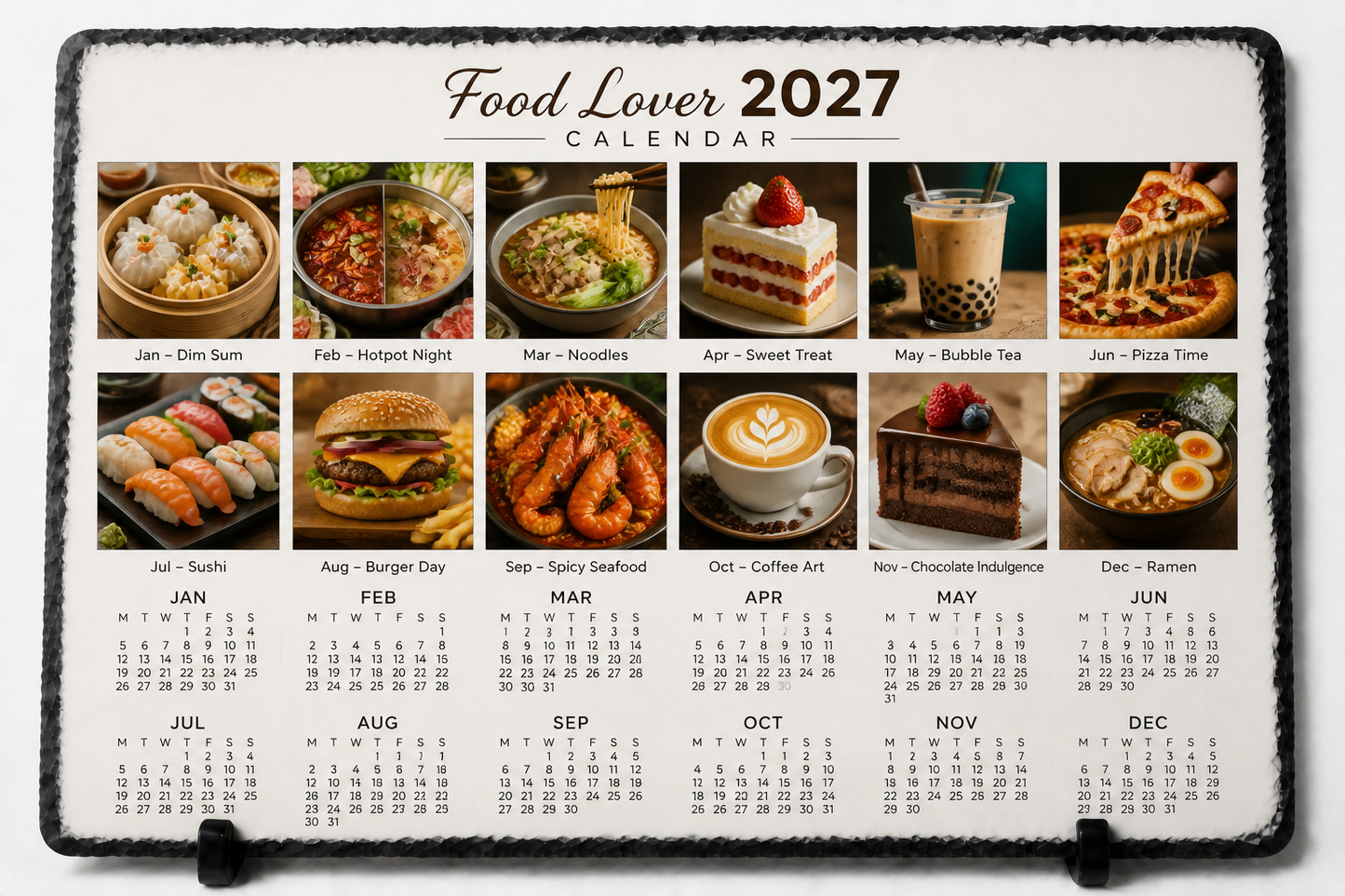 RS-0210 | Vintage 2027 Calendar & Photo Collage
