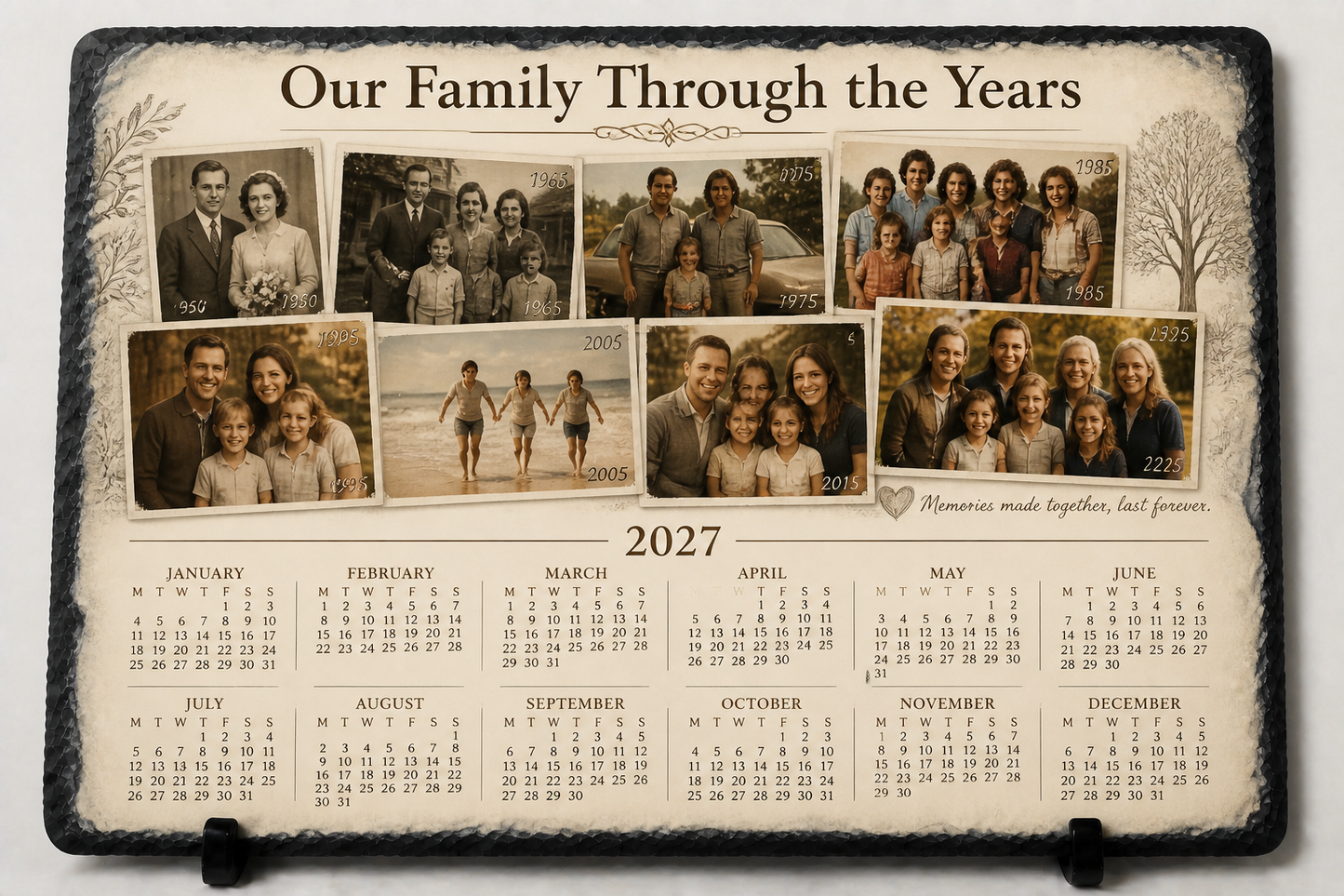 12: “Generations” Family Heritage Calendar