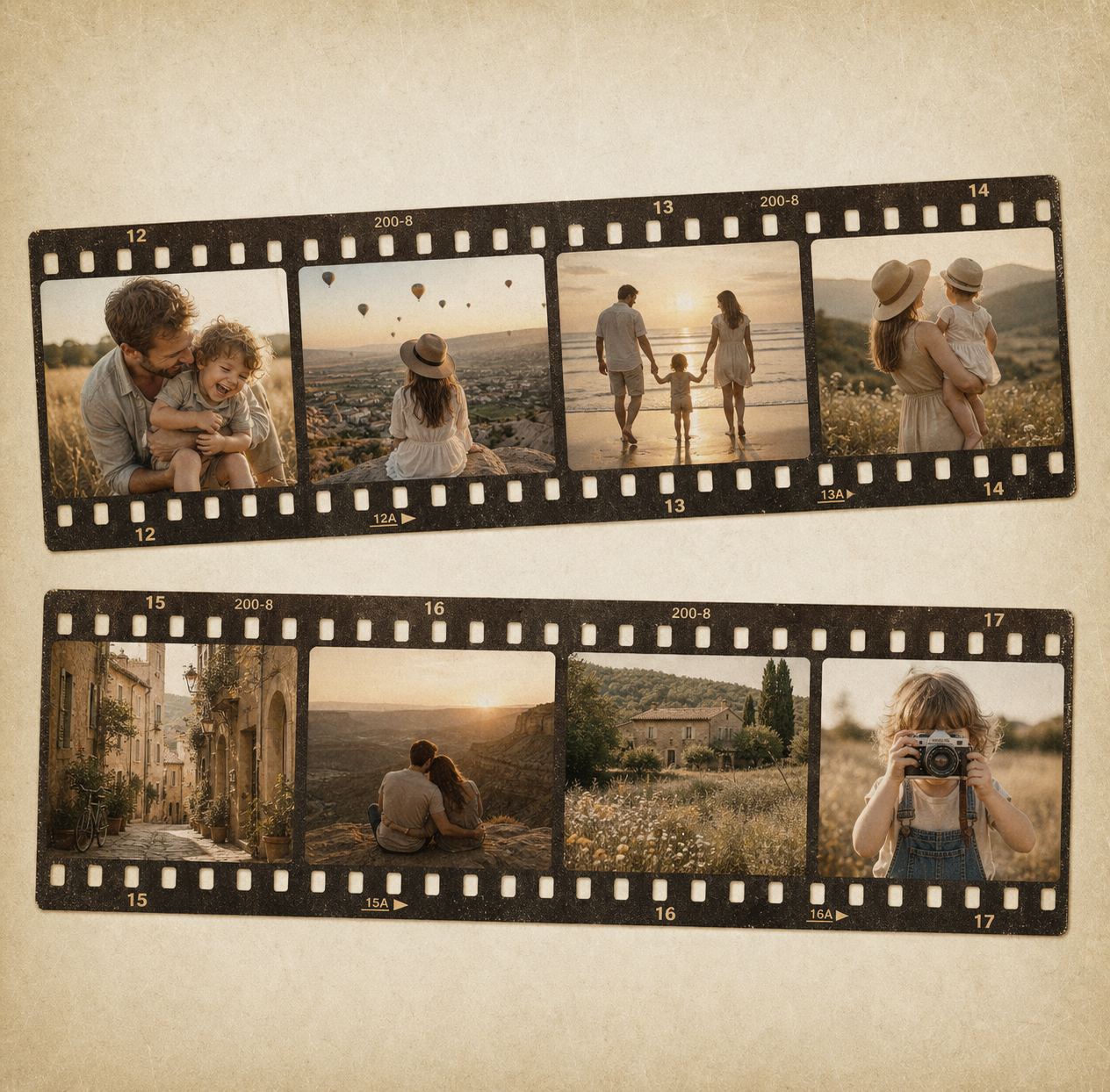 RS-0302 | Double 135 Film Strips (8 photos)