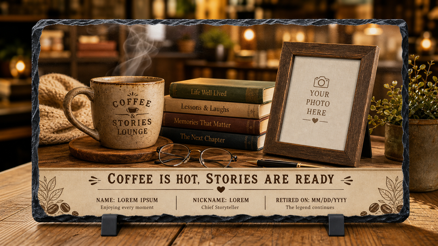 Coffee & Stories Lounge Slate