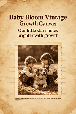 RS-1611 | Baby Bloom Vintage Growth Canvas
