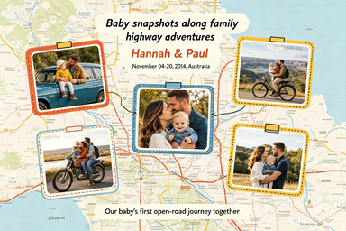 RS-0901 | Cross-Country Road Trip Baby Growth Keepsake