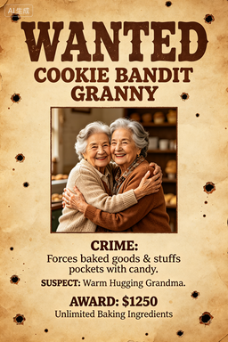 RS-1711 | Wanted-Cookie Bandit Granny (Grandma Focus)