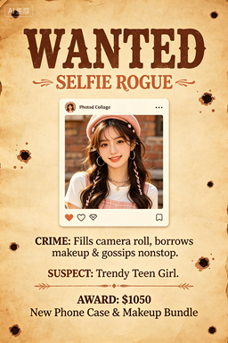 RS-1709 | Wanted-Selfie Rogue (Teen Girl Focus)