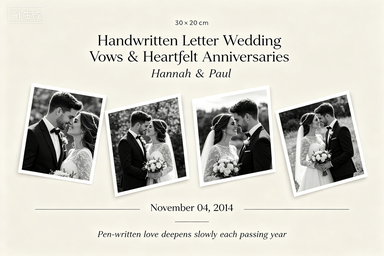 RS-0520 | Handwritten Letter Wedding Vows & Heartfelt Anniversaries