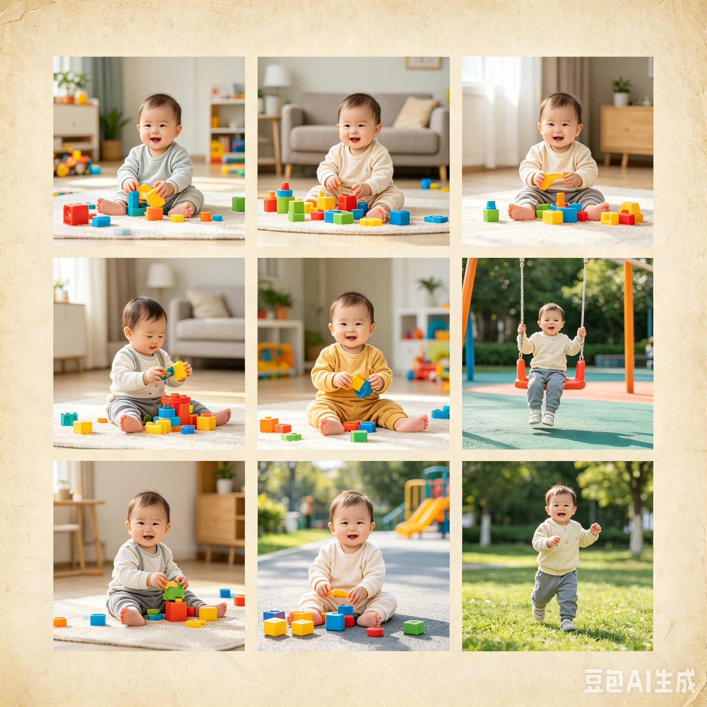 RS-1617 | Gentle Rise Baby Growth Vintage Chronicle