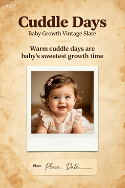 RS-1615 | Cuddle Days Baby Growth Vintage Slate