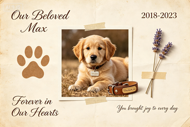 RS-1503 | Three Furry Hearts, Infinite Lifelong Love