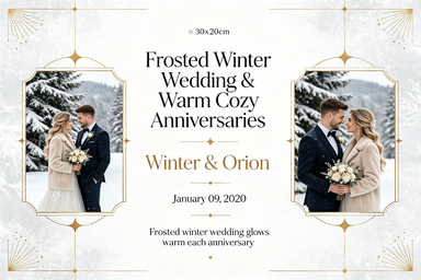 RS-0513 | Frosted Winter Wedding & Warm Cozy Anniversaries