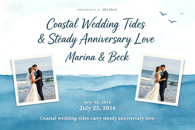 RS-0512 | Coastal Wedding Tides & Steady Anniversary Love