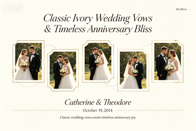 RS-0510 | Classic Ivory Wedding Vows & Timeless Anniversary Bliss