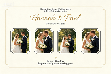 RS-0520 | Handwritten Letter Wedding Vows & Heartfelt Anniversaries