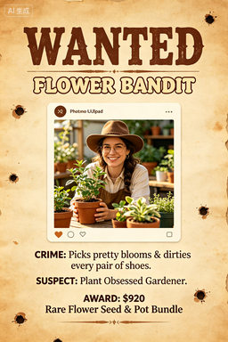 RS-1718 | Wanted-Flower Bandit (Gardener Family Member)