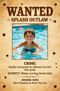 RS-1719 | Wanted-Splash Outlaw (Swim Kid Focus)