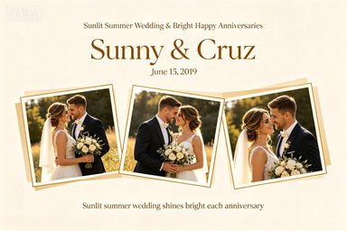 RS-0514 | Sunlit Summer Wedding & Bright Happy Anniversaries