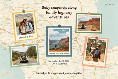 RS-0901 | Cross-Country Road Trip Baby Growth Keepsake