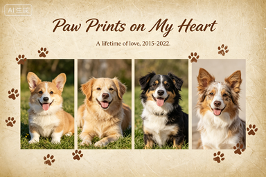 RS-1514 | Five Mixed Fur Babies, Whole Heart Full Love