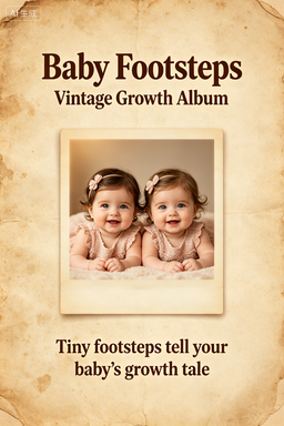 RS-1607 | Baby Footsteps Vintage Growth Album