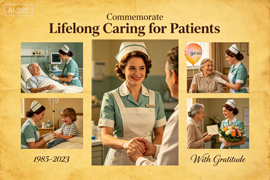 RS-1303 | Compassionate Nurse Retirement Heirloom (Nurse / Medical Staff Retirement Collection)