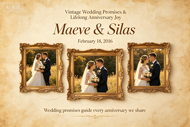 RS-0504 | Vintage Wedding Promises & Lifelong Anniversary Joy