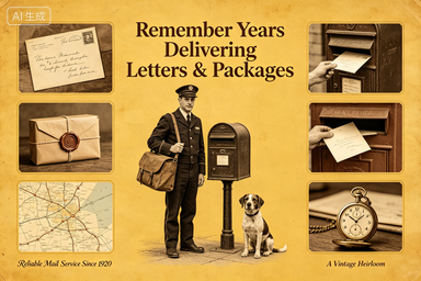 RS-1308 | Reliable Mail Carrier Vintage Heirloom (Postal / Mail Carrier Retirement Collection)