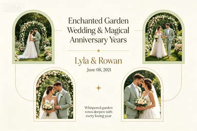 RS-0519 | Enchanted Garden Wedding & Magical Anniversary Years