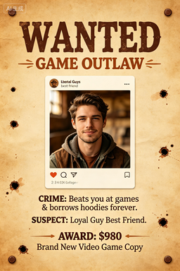 RS-1715 | Wanted-Game Outlaw (Best Friend Male)