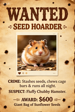 RS-1713 | Wanted-Seed Hoarder (Hamster Small Pet)