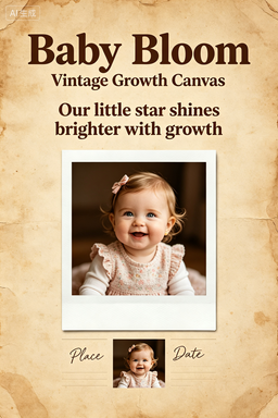 RS-1611 | Baby Bloom Vintage Growth Canvas