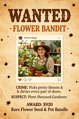 RS-1718 | Wanted-Flower Bandit (Gardener Family Member)