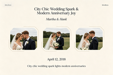 RS-0518 | City Chic Wedding Spark & Modern Anniversary Joy