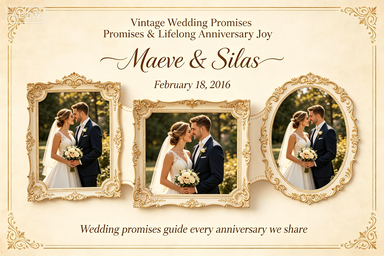 RS-0504 | Vintage Wedding Promises & Lifelong Anniversary Joy