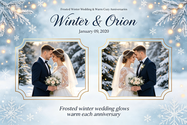 RS-0513 | Frosted Winter Wedding & Warm Cozy Anniversaries
