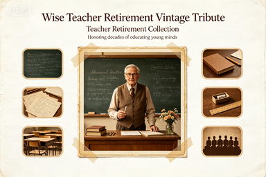 RS-1302 | Wise Teacher Retirement Vintage Tribute (Teacher Retirement Collection)