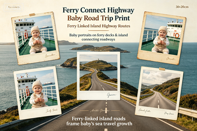 RS-0918 | Ferry Connect Highway Baby Road Trip Print