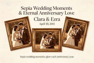 RS-0506 | Sepia Wedding Moments & Eternal Anniversary Love