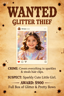 RS-1703 | Wanteed-Glitter Thief (Little Girl Focus)