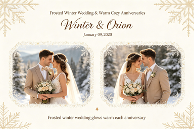 RS-0513 | Frosted Winter Wedding & Warm Cozy Anniversaries
