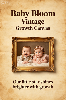 RS-1611 | Baby Bloom Vintage Growth Canvas