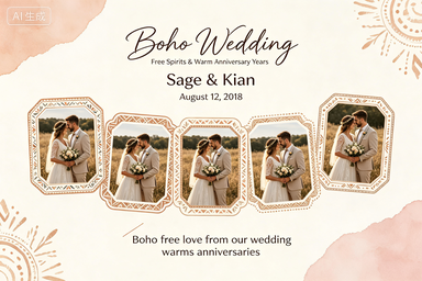 RS-0511 | Boho Wedding Free Spirits & Warm Anniversary Years