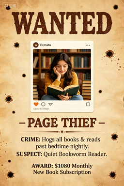 RS-1720 | Wanted-Page Thief (Bookworm Lover Focus)