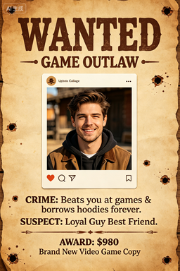 RS-1715 | Wanted-Game Outlaw (Best Friend Male)