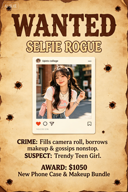 RS-1709 | Wanted-Selfie Rogue (Teen Girl Focus)
