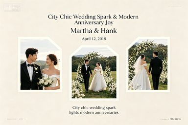 RS-0518 | City Chic Wedding Spark & Modern Anniversary Joy