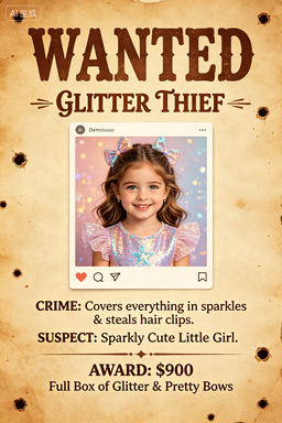 RS-1703 | Wanteed-Glitter Thief (Little Girl Focus)