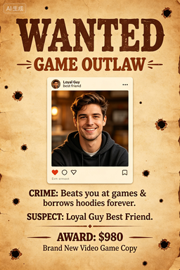RS-1715 | Wanted-Game Outlaw (Best Friend Male)