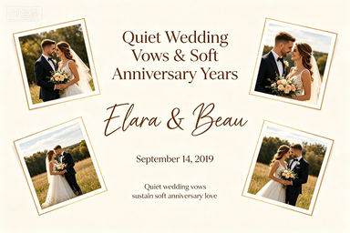 RS-0507 | Quiet Wedding Vows & Soft Anniversary Years