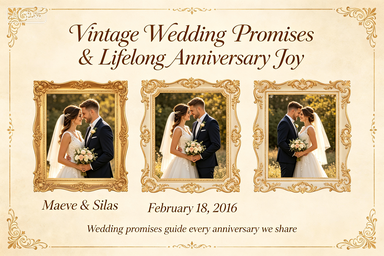 RS-0504 | Vintage Wedding Promises & Lifelong Anniversary Joy